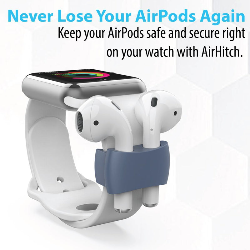 Promate Watch Band Holder Clip for AirPods (AIRHITCH.NAVY) PRO-AP-AIRHITCH.NAVY