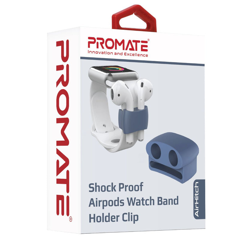 Promate Watch Band Holder Clip for AirPods (AIRHITCH.NAVY) PRO-AP-AIRHITCH.NAVY