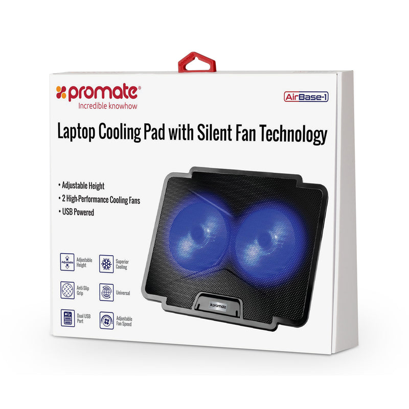 Promate Cooling Pad (AIRBASE-1.BLACK) PRO-COOLING PAD-AIRBASE-1.BLACK