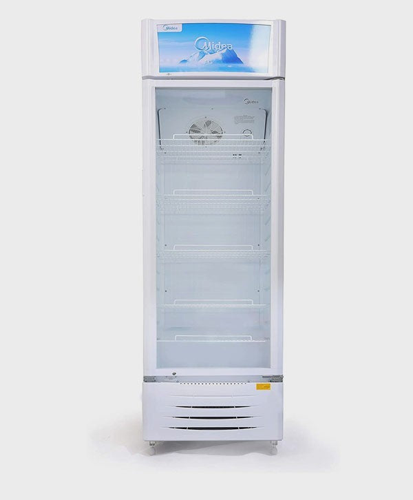 MIDEA SHOWCASE SINGLE DOOR 309LTS  WHITE (HS-411)
