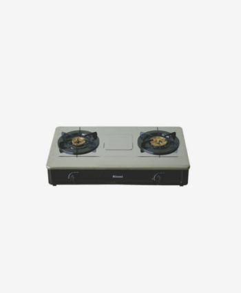 RINNAI GAS PLATE 2 BURNERS TOP PLATE:DETACHABLE STAINLESS STEEL