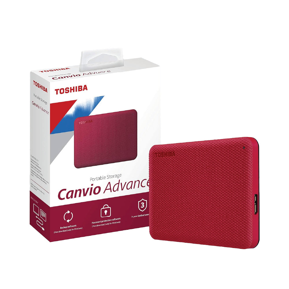 Toshiba Canvio Advance V10 4TB - White Beige