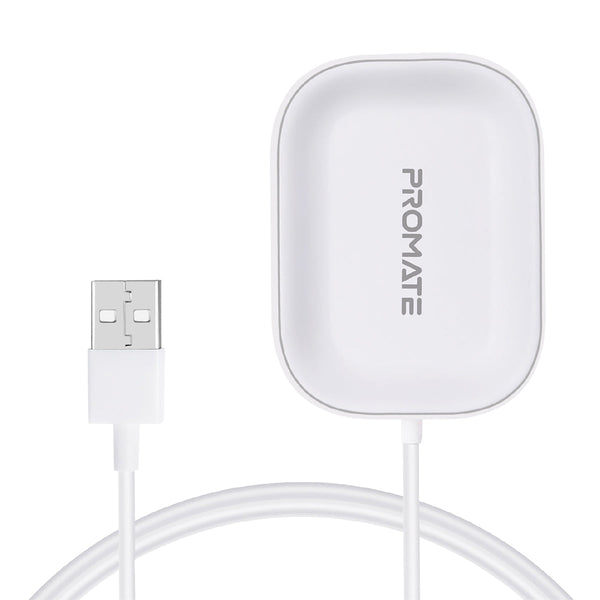 Promate Wireless Charger for Apple AirPods (AURAPOD-1.WHITE) PRO-AP-CH-AURAPOD-1.WHITE