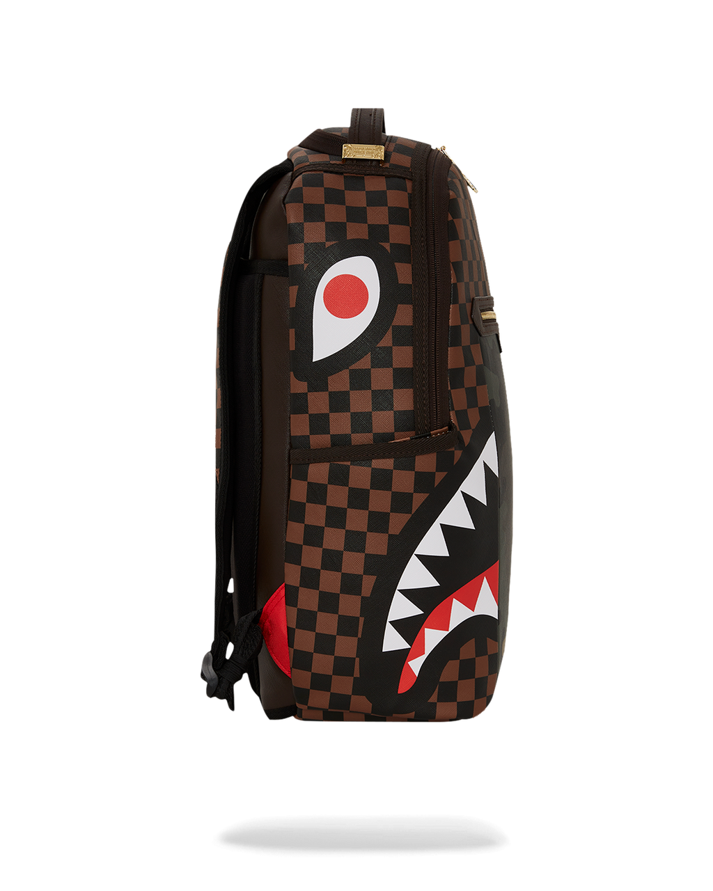 EXTERIOR GOLD ZIP POCKET SHARKS IN PARIS BACKPACK (DLXV)