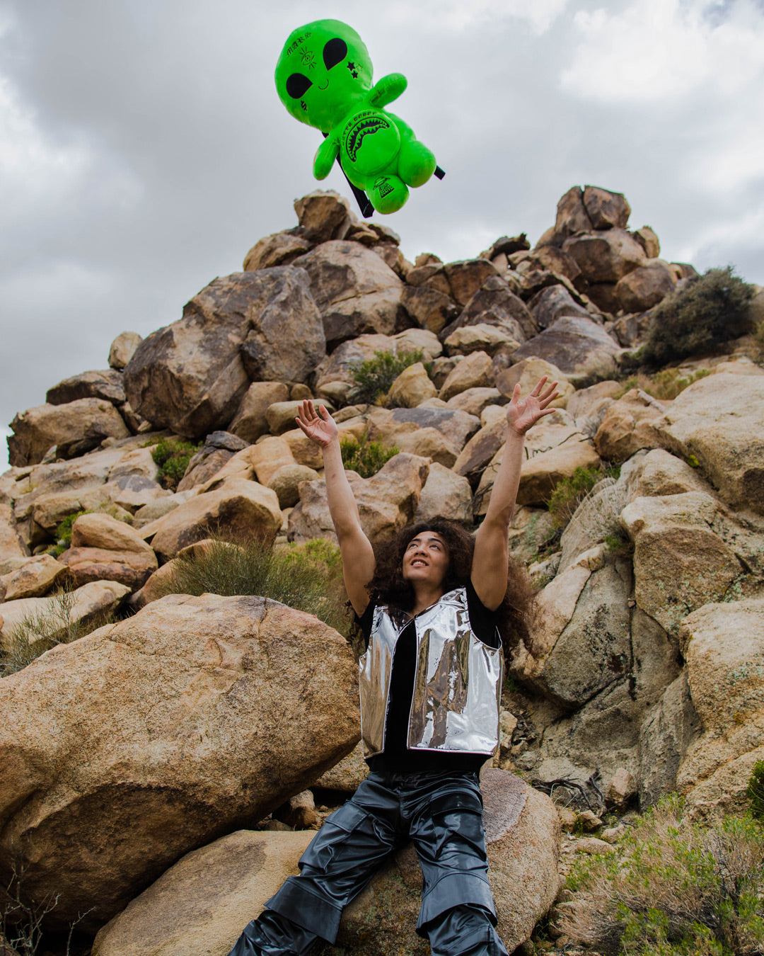 ALIEN PLUSH BACKPACK