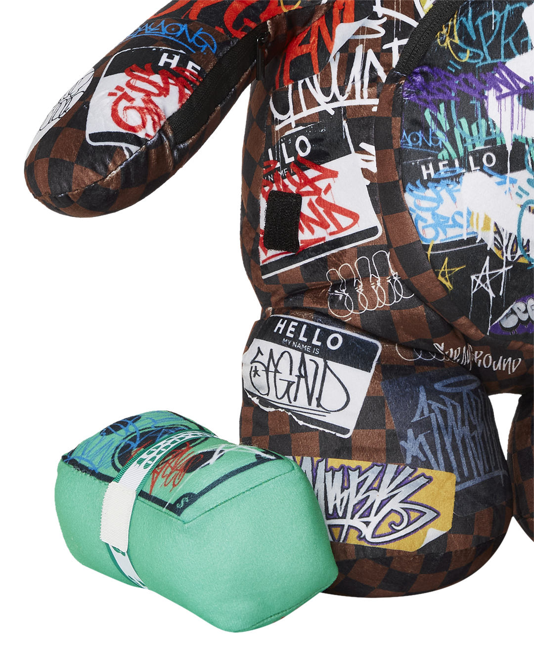 SHARKS IN PARIS THE RIZZ MONEYBEAR TEDDYBEAR BACKPACK