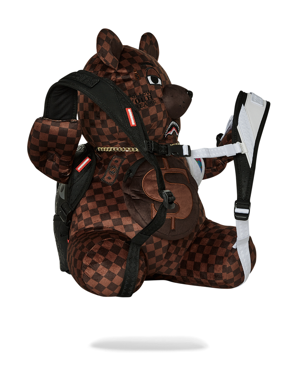 BEAR WEARING BACKPACK AS A BACKPACK
