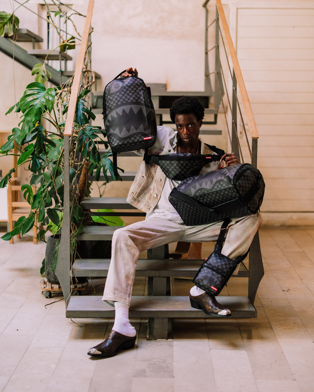 HANGOVER DRIP CHECK SAVVY CROSSBODY
