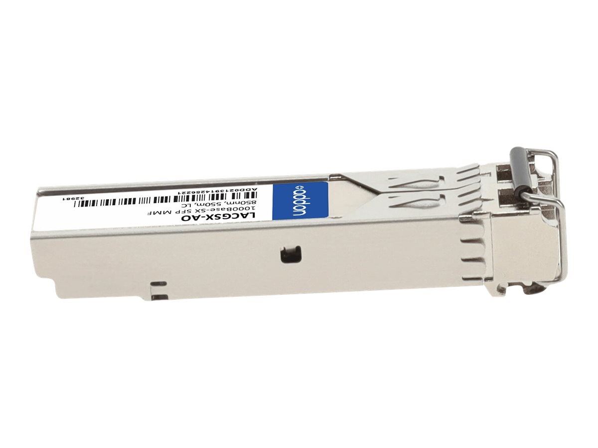 LINKSYS LACGSX COMPATIBLE TAA COMPLIANT 1000BASE-SX SFP TRANSCEIVER (MMF, 850NM, 550M, LC) LACGSX-AO