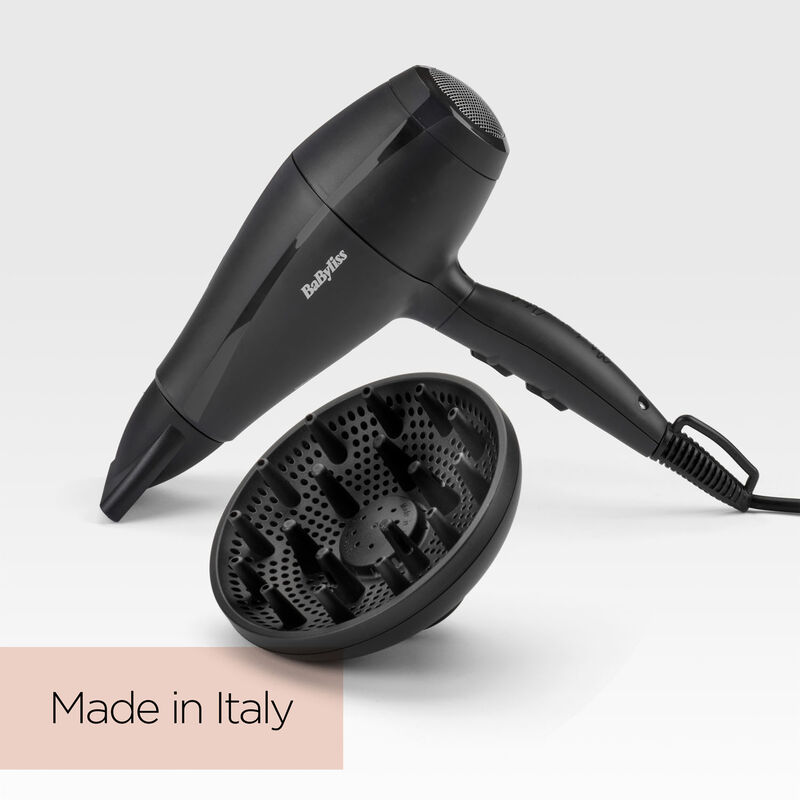 BABYLISS HAIR DRYER POWER DRY LIGHT 2000 WATTS, BLACK