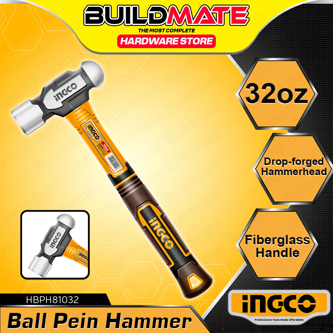 INGCO BALL PEEN HAMMER NEW 32OZ 900 G