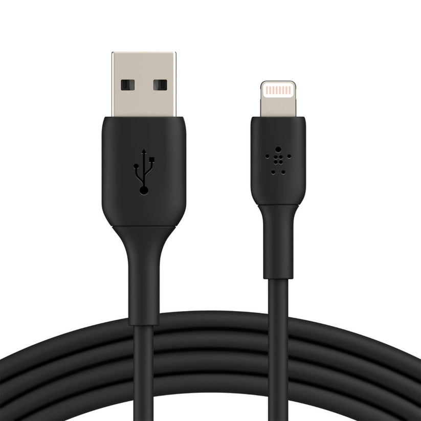 BELKIN BOOST CHARGE LIGHTNING TO USB-C CABLE_BRAIDED, 1M, BLACK CAA004BT1MBK