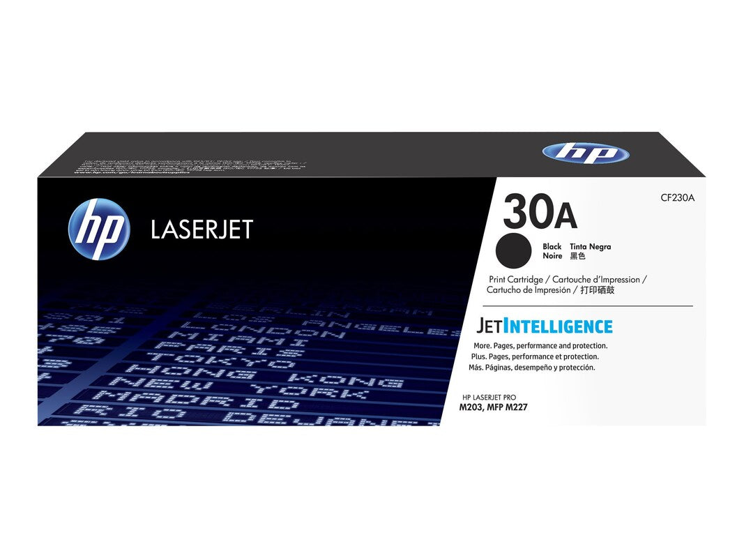 HP 30A Black Original LaserJet Toner Cartridge (CF230A)