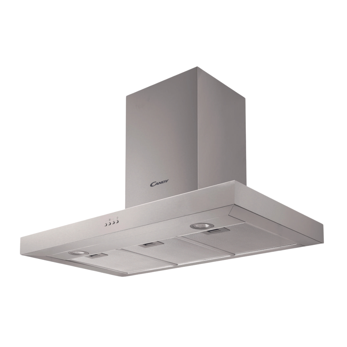 FERRE COOKER HOOD PYRAMID CHIMNEY  90 CM  INOX
