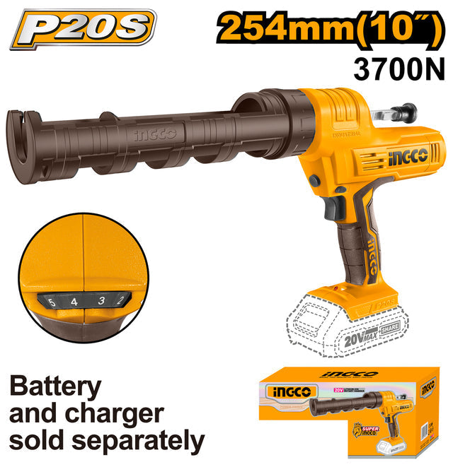 INGCO CAULKING GUN CORDLESS CCGLI2001