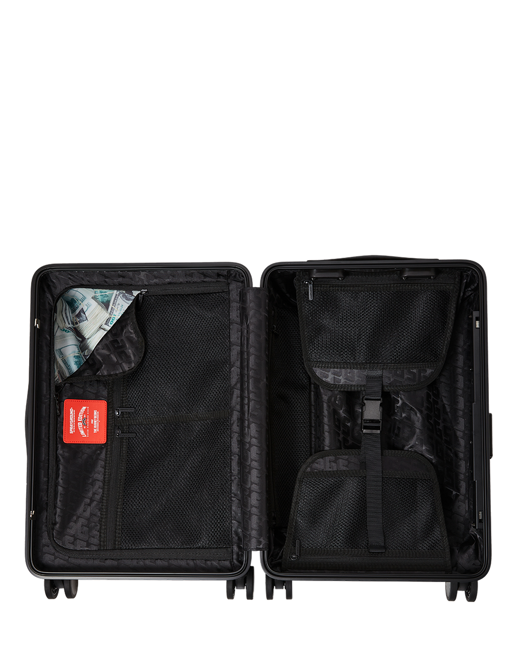 SHARKS IN PARIS BLUR EFFECT CARRY-ON LUGGAGE