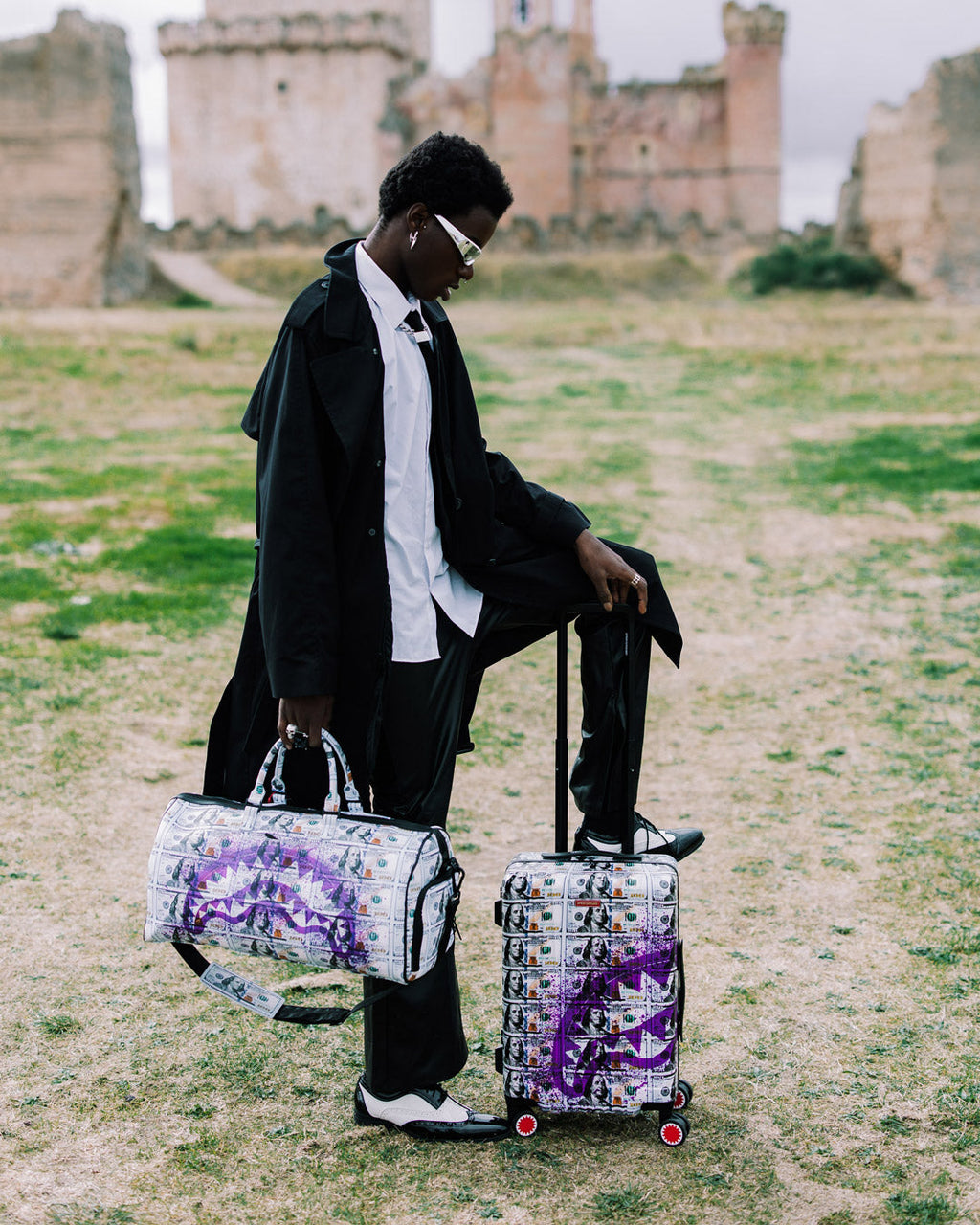 BILLIONS IN THE BANK HARD SHELL CARRY-ON LUGGAGE