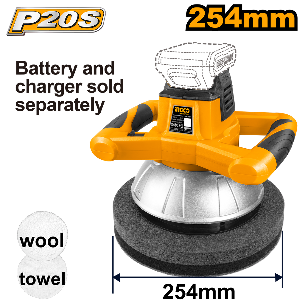 INGCO POLISHER CORDLESS