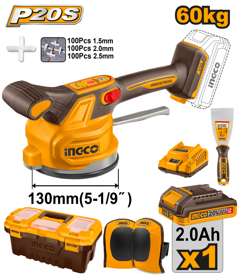 INGCO CORDLESS TILE VIBRATION MACHINE