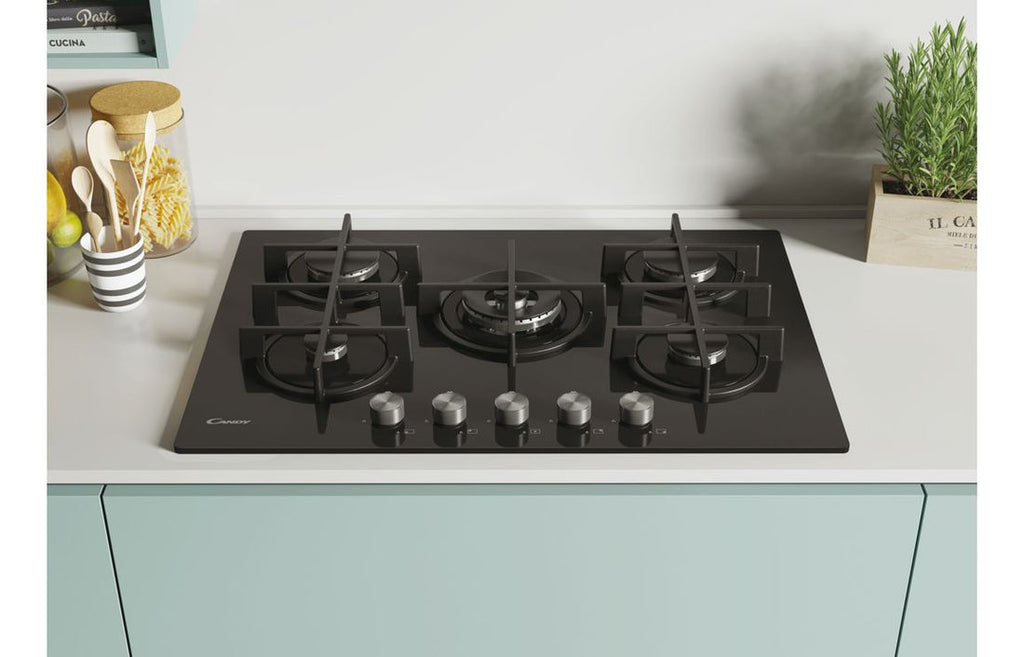 Candy 5-burner Gas Hob 75 cm CVG74WPB-MAR