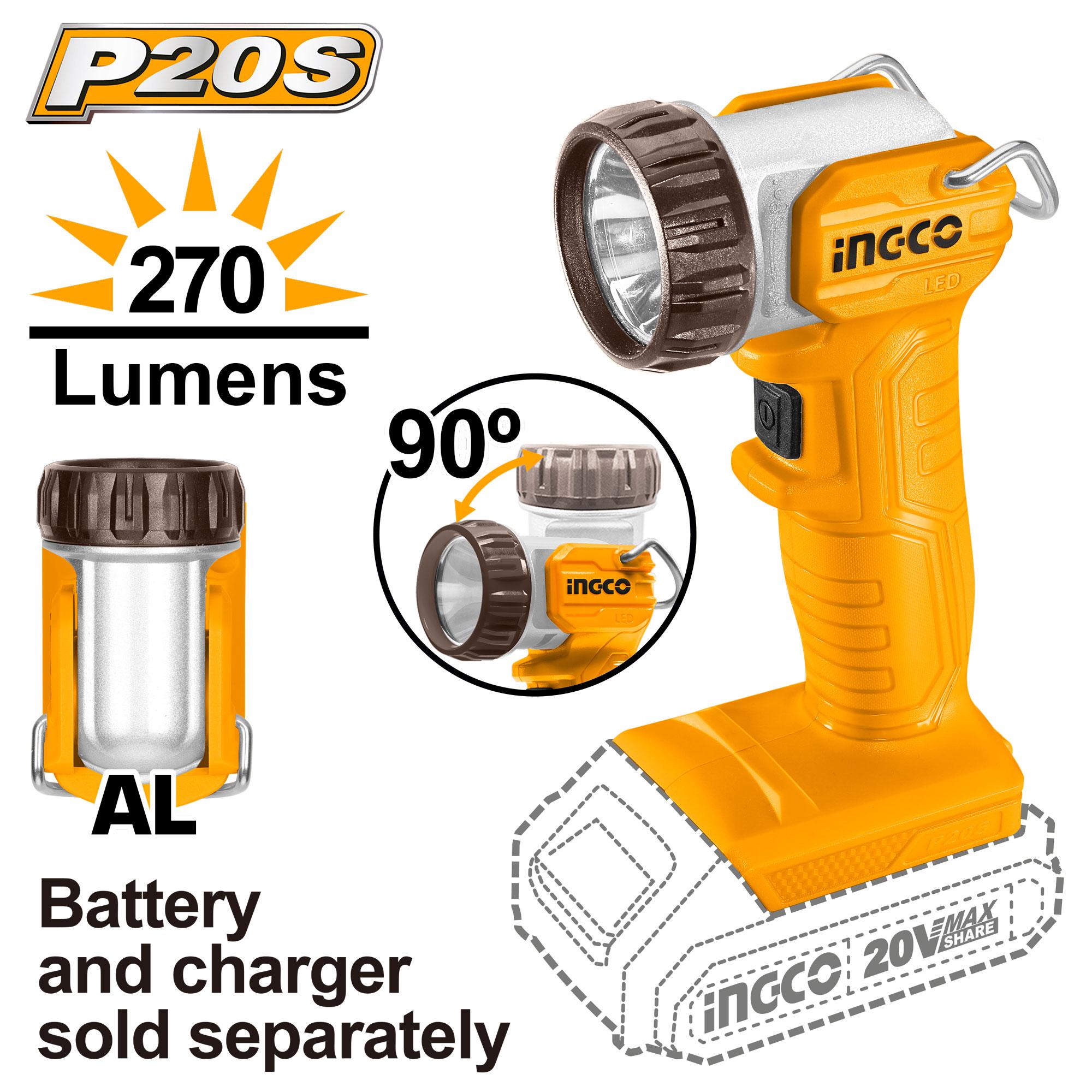 INGCO WORK LAMP CORDLESS