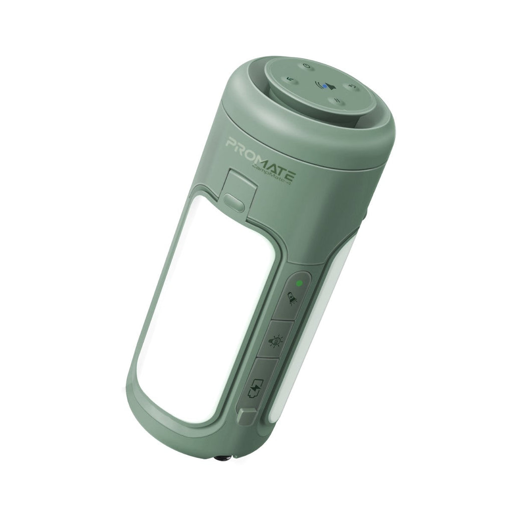 Promate Multifunctional Camping Kit with LED Light, 6000mAh Power Bank and Bluetooth Speaker (CampMate-4) PRO-CH-CampMate-4