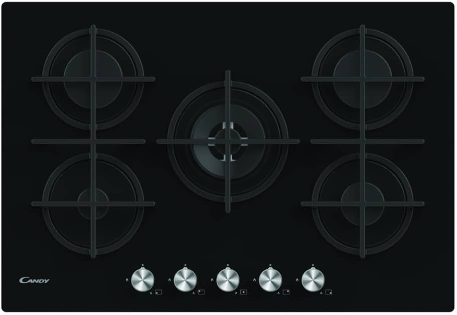 Candy 5-burner Gas Hob 75 cm CVG74WPB-MAR