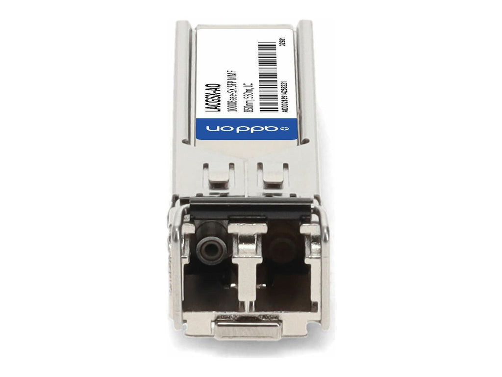 LINKSYS LACGSX COMPATIBLE TAA COMPLIANT 1000BASE-SX SFP TRANSCEIVER (MMF, 850NM, 550M, LC) LACGSX-AO