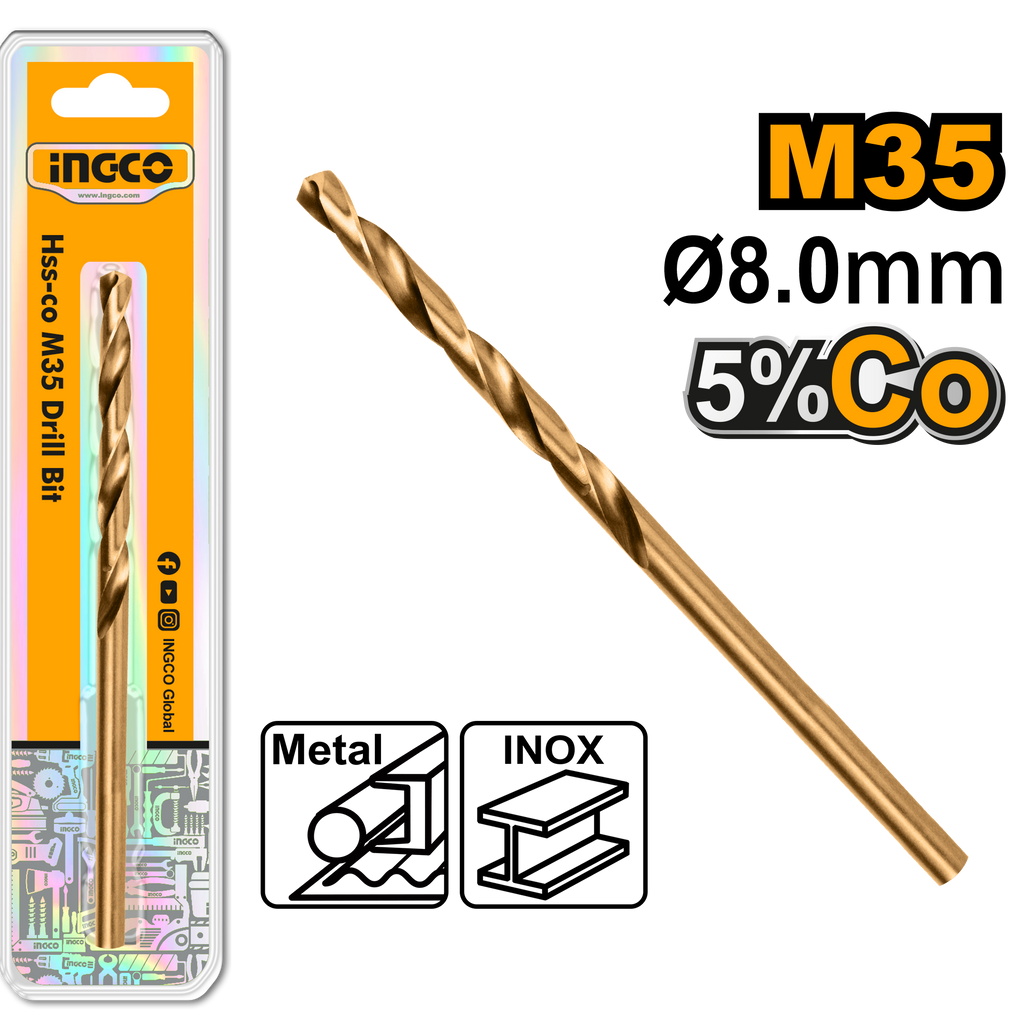 INGCO DRILL BIT HSS-CO M35