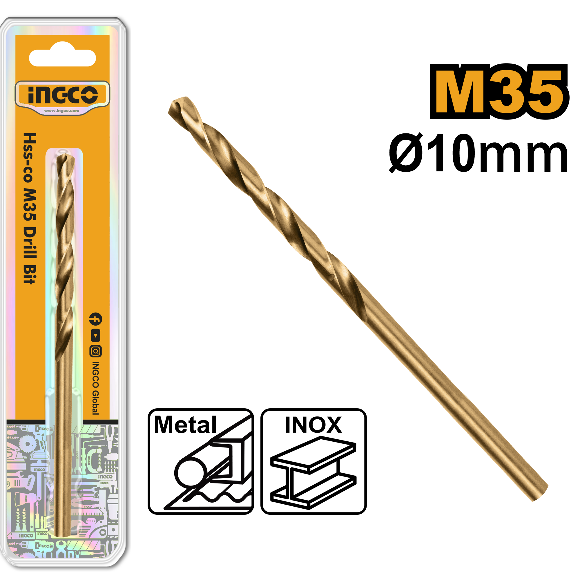 INGCO DRILL BIT HSS-CO M35