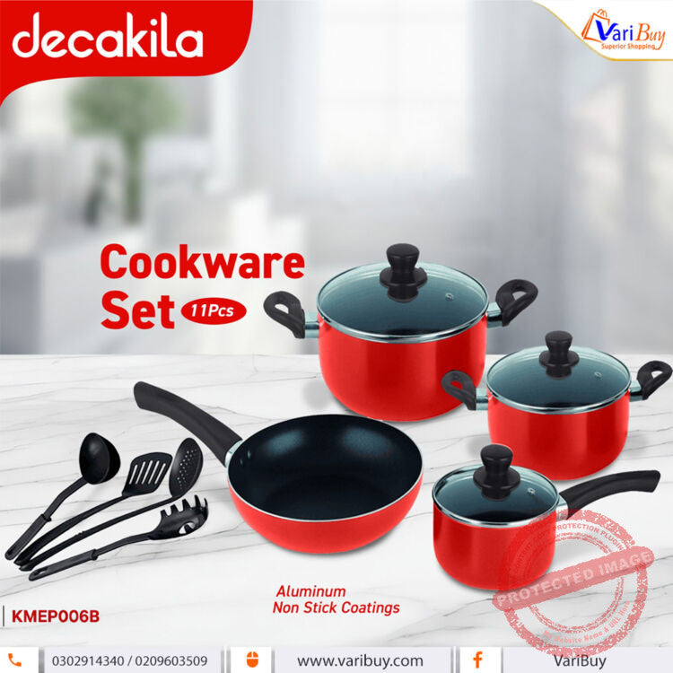 DECAKILA COOKWARE SET - 11 PCS