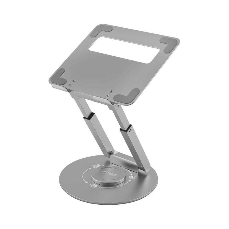 Promate Ergonomic Multi-Level Aluminium Laptop Stand DESKMATE-6.GREY PRO-COOL-DESKMATE-6.GREY