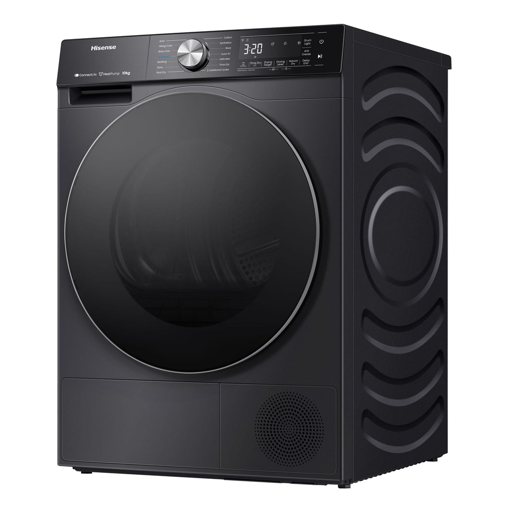 HISENSE 10KG DRYER - HEAT PUMP- PREMIUM BLACK
