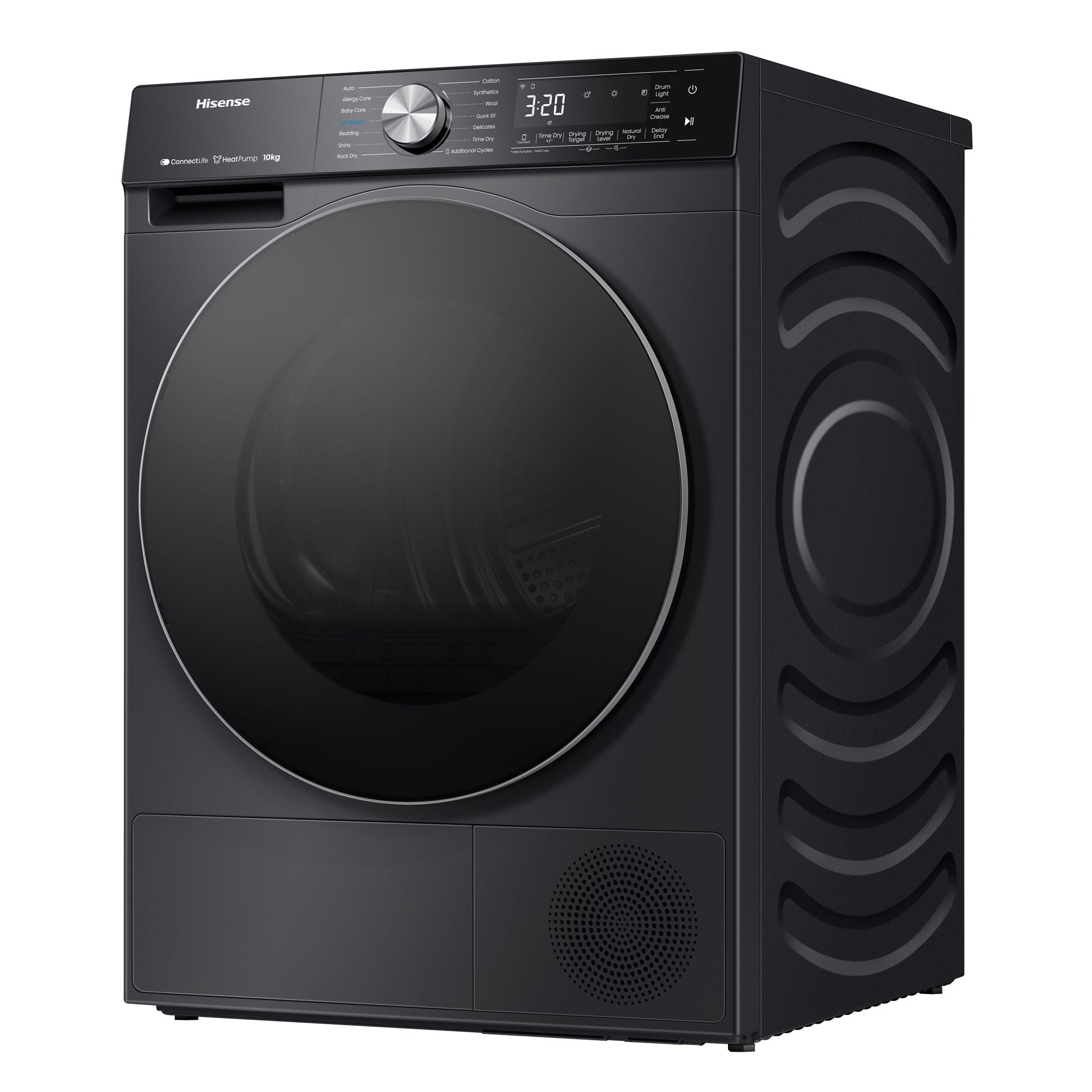 HISENSE 10KG DRYER - HEAT PUMP- PREMIUM BLACK