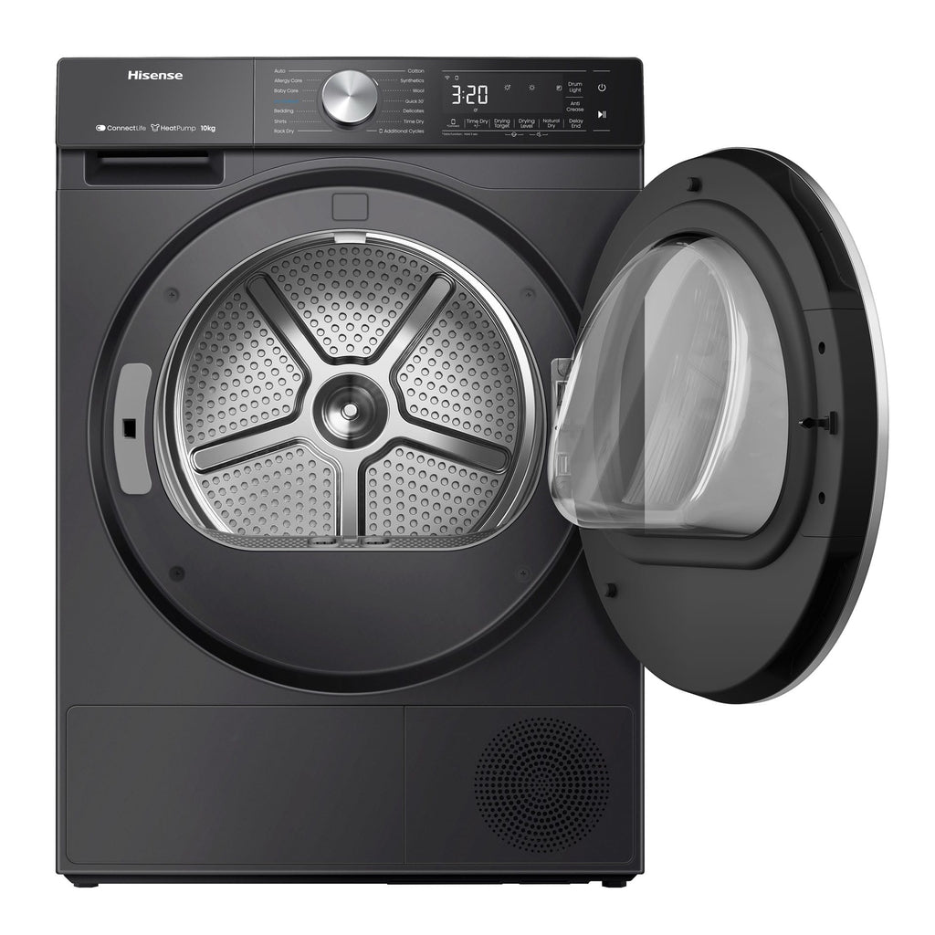 HISENSE 10KG DRYER - HEAT PUMP- PREMIUM BLACK