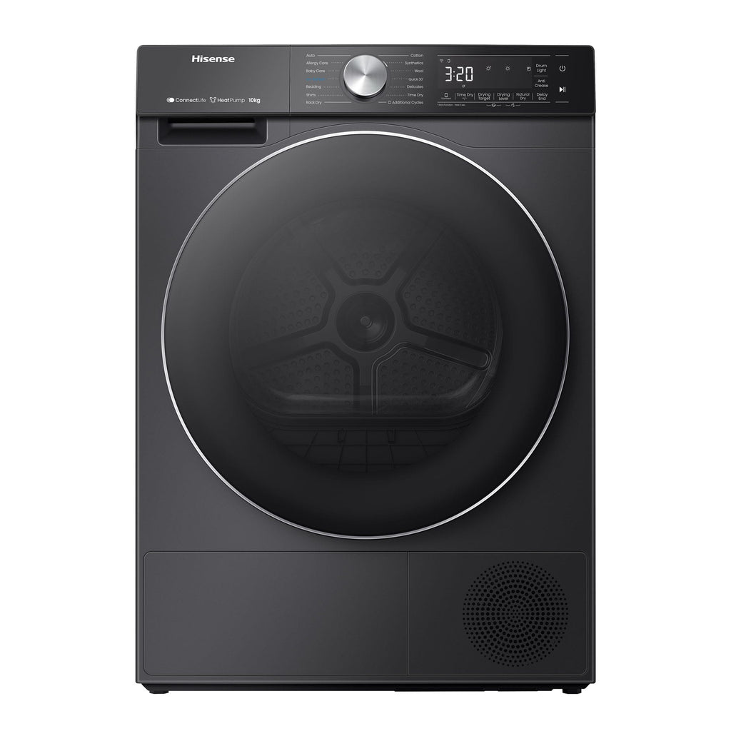 HISENSE 10KG DRYER - HEAT PUMP- PREMIUM BLACK