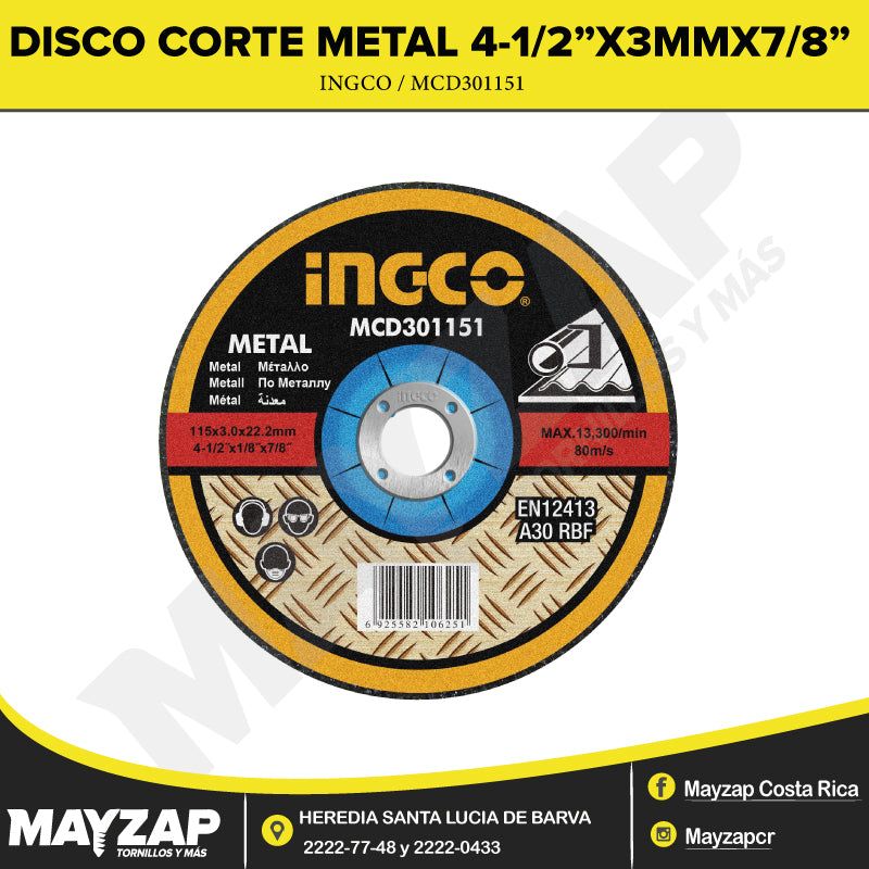 INGCO CUTTING DISC ABRASIVE METAL