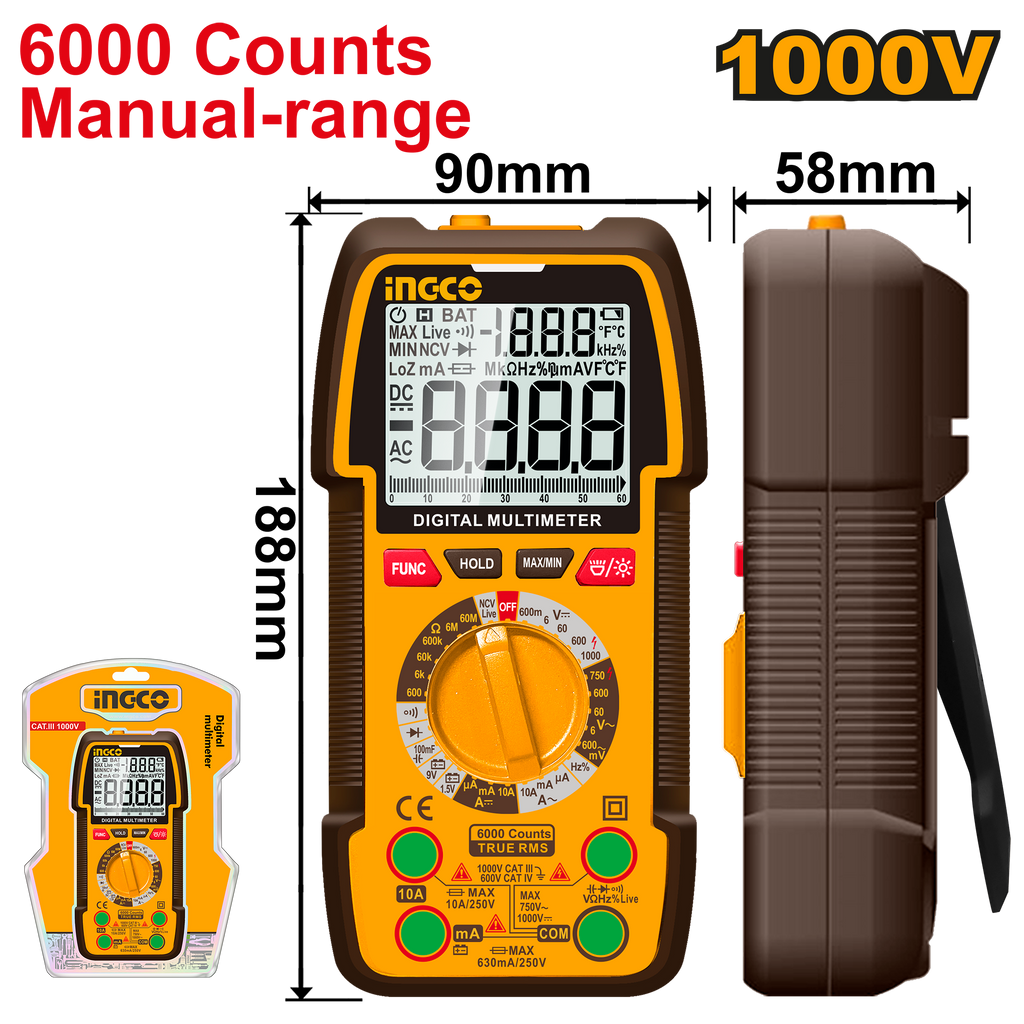 INGCO DIGITAL MULTIMETER
