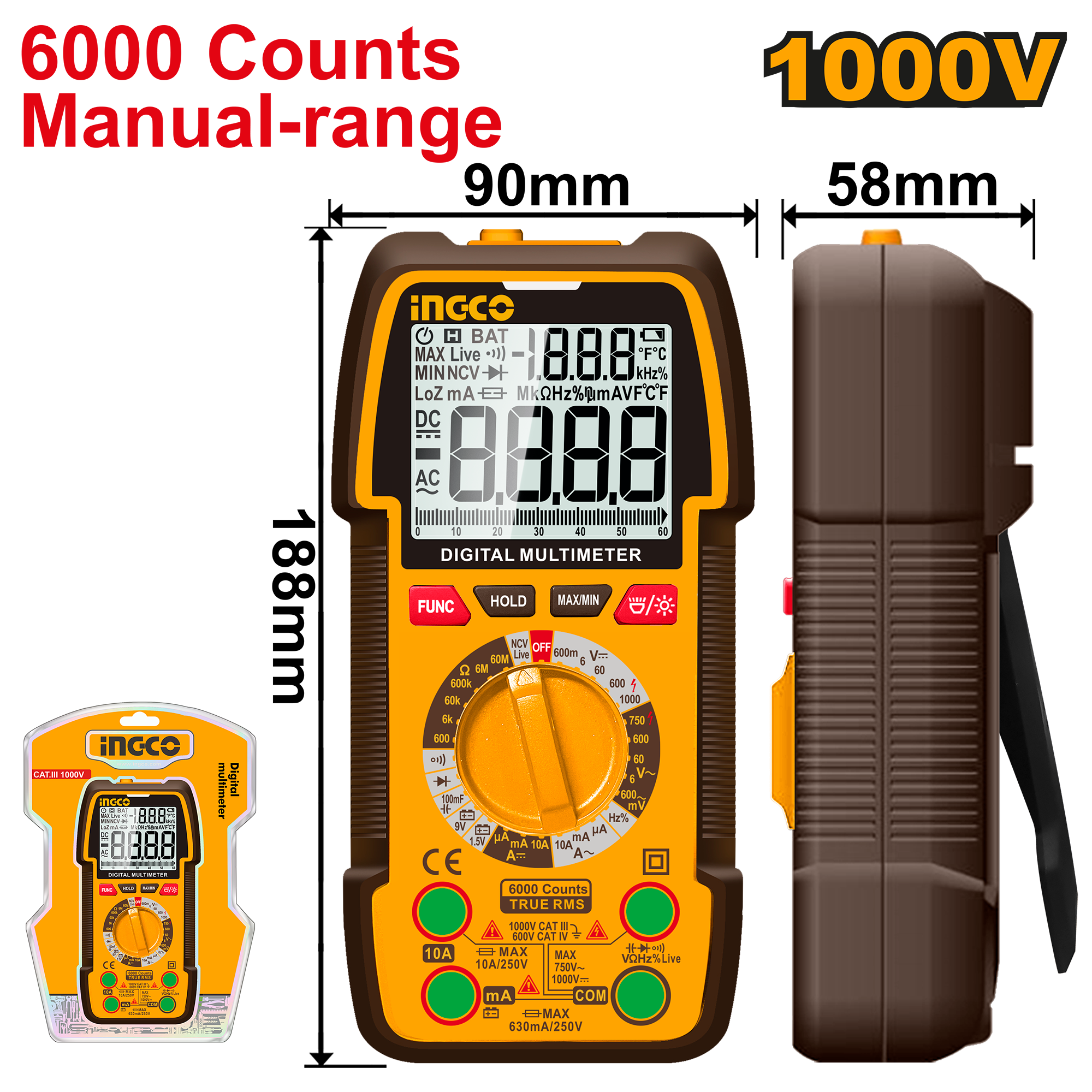 INGCO DIGITAL MULTIMETER