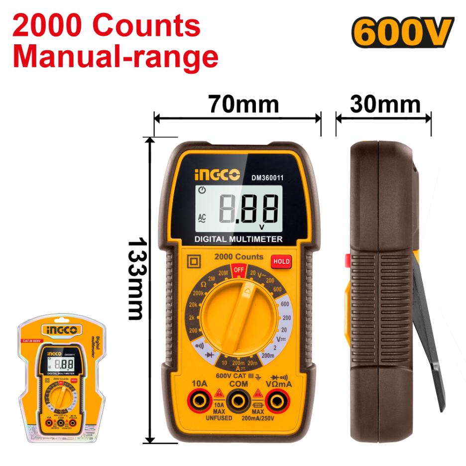 INGCO DIGITAL MULTIMETER