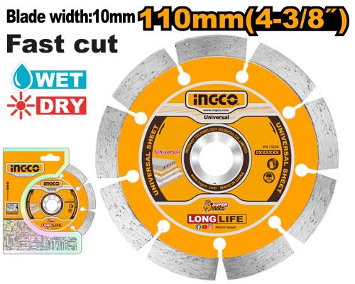 INGCO DRY DIAMOND DISC - Size: 110(4 3/8")X20mm