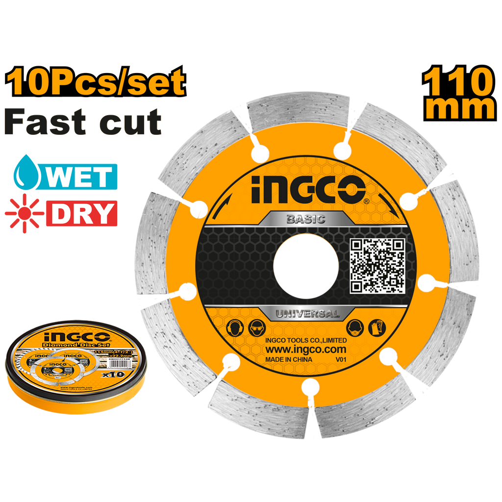 INGCO DRY DIAMOND DISC - Size: 110(4 3/8")X20mm
