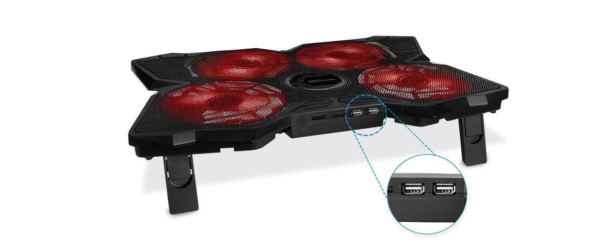 Promate Cooling Pad (AIRBASE-3.BLACK) PRO-COOLING PAD-AIRBASE-3.BLACK