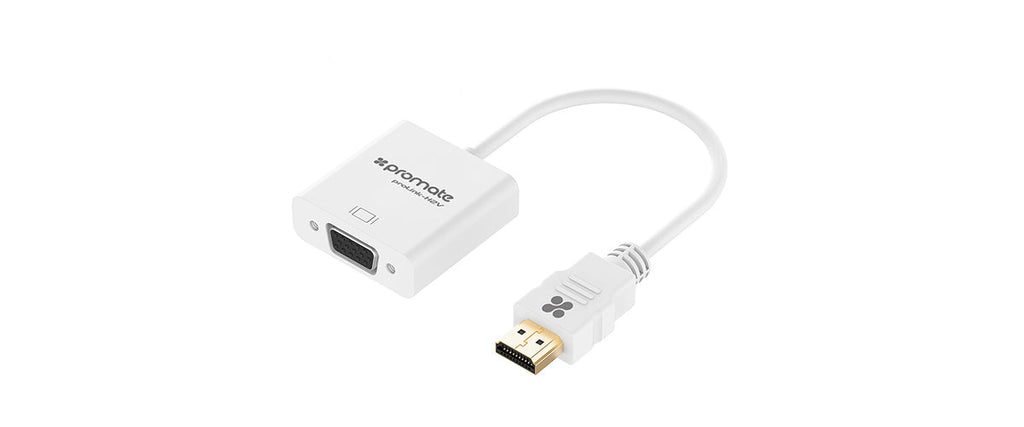 Promate Converter HDMI to VGA Black (PROLINK-H2V.WHITE) PRO-CON-PROLINK-H2V.WHITE