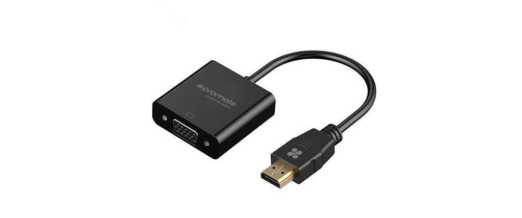 Promate Converter HDMI to VGA Black (PROLINK-H2V.WHITE) PRO-CON-PROLINK-H2V.WHITE