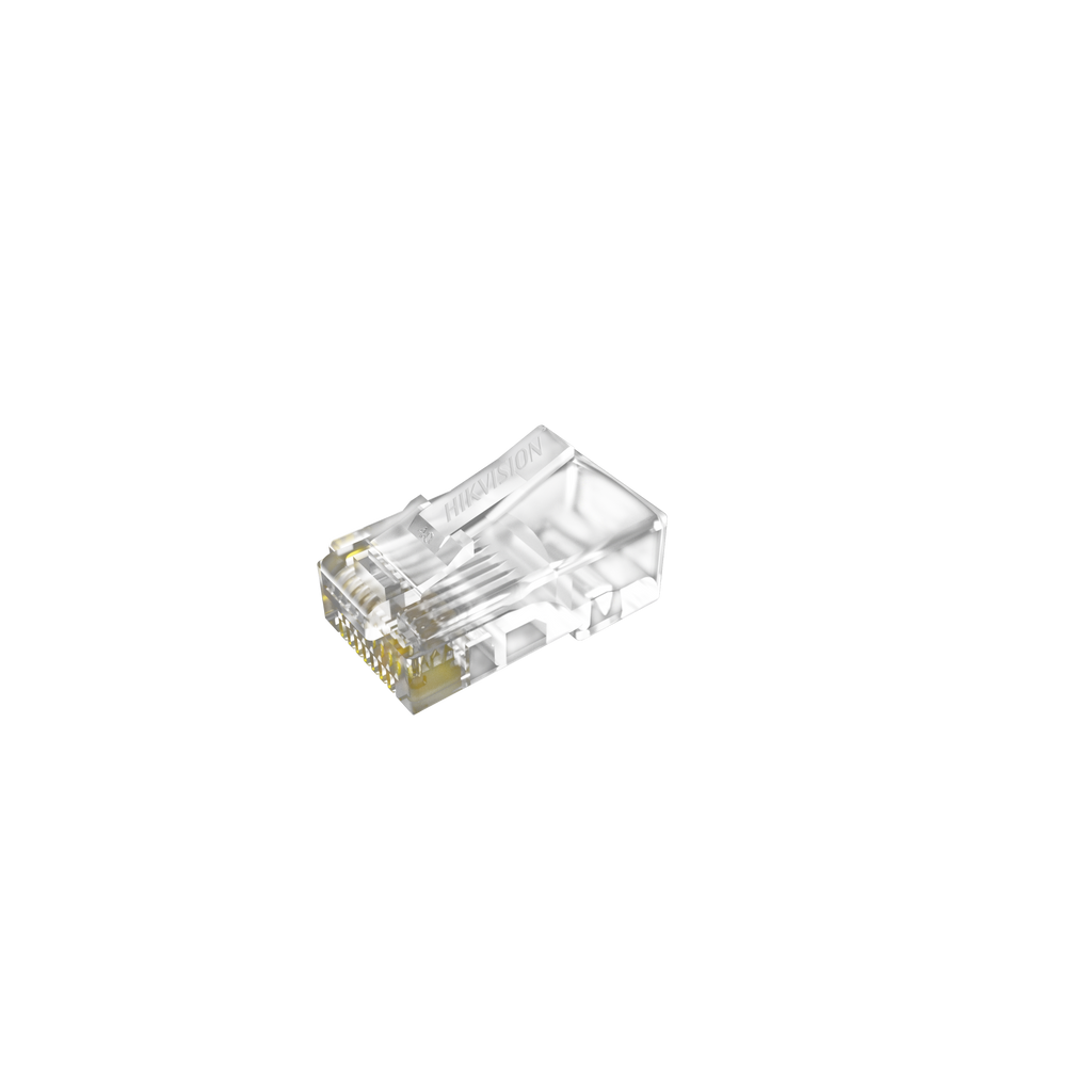 Hikvision RJ45 Plug for Cat6, Cat 6A Gold-Plated DS-1M6AUA DS-1M6AUA