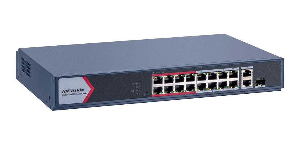 Hikvision Smart Managed 16 Port 10/100M PoE DS-3E1318P-EI/M DS-3E1318P-EI/M