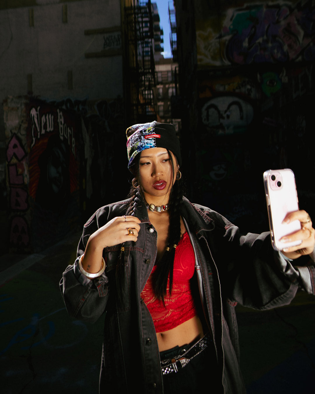 SPLIT GRAFF BEANIE