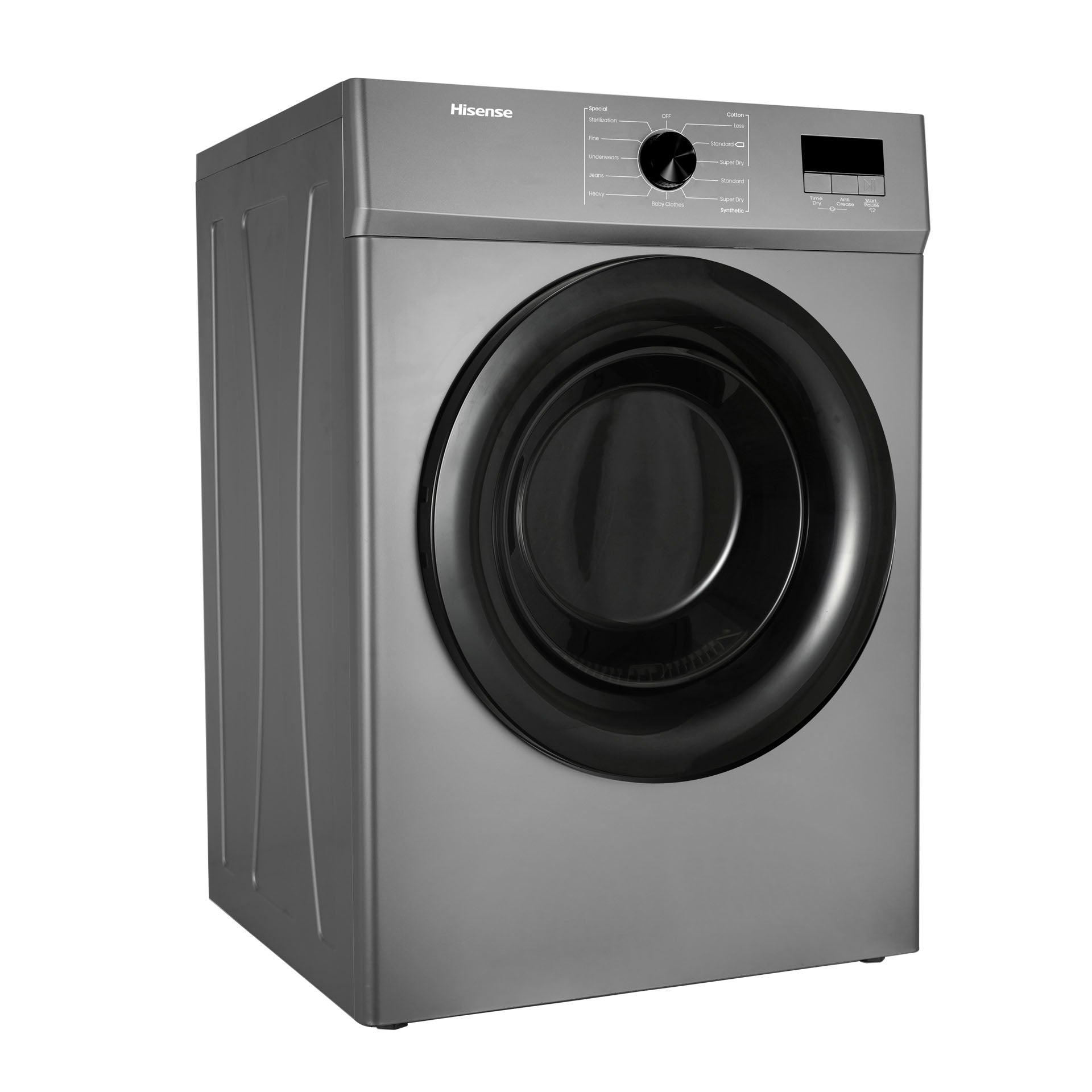 HISENSE WASHING MACHINE DRYER ONLY  8 KG  TITANIUM DV1W801UT