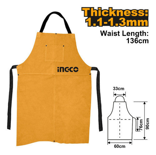 INGCO WELDING APRON LEATHER HGVA03